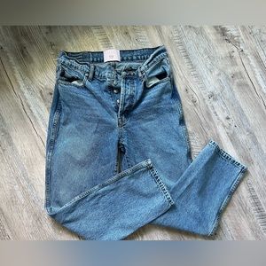 Revice straight leg light wash button fly jeans Size 30